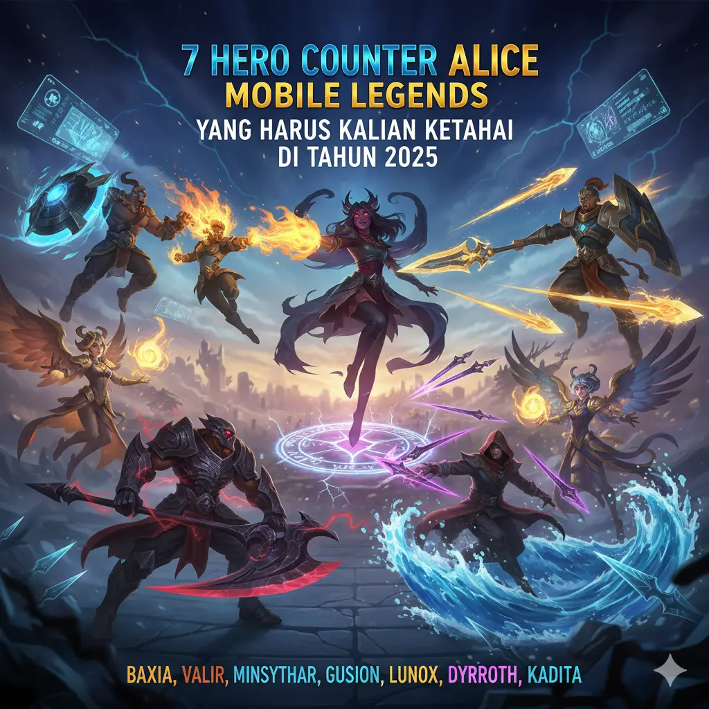 7 Hero Counter Alice Mobile Legends yang Harus Kalian Ketahui di Tahun 2025