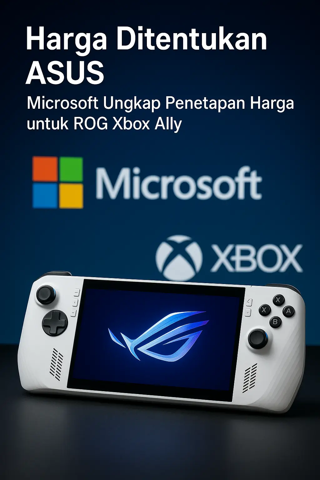 “Harga Ditentukan ASUS” Microsoft Ungkap Penetapan Harga untuk ROG Xbox Ally