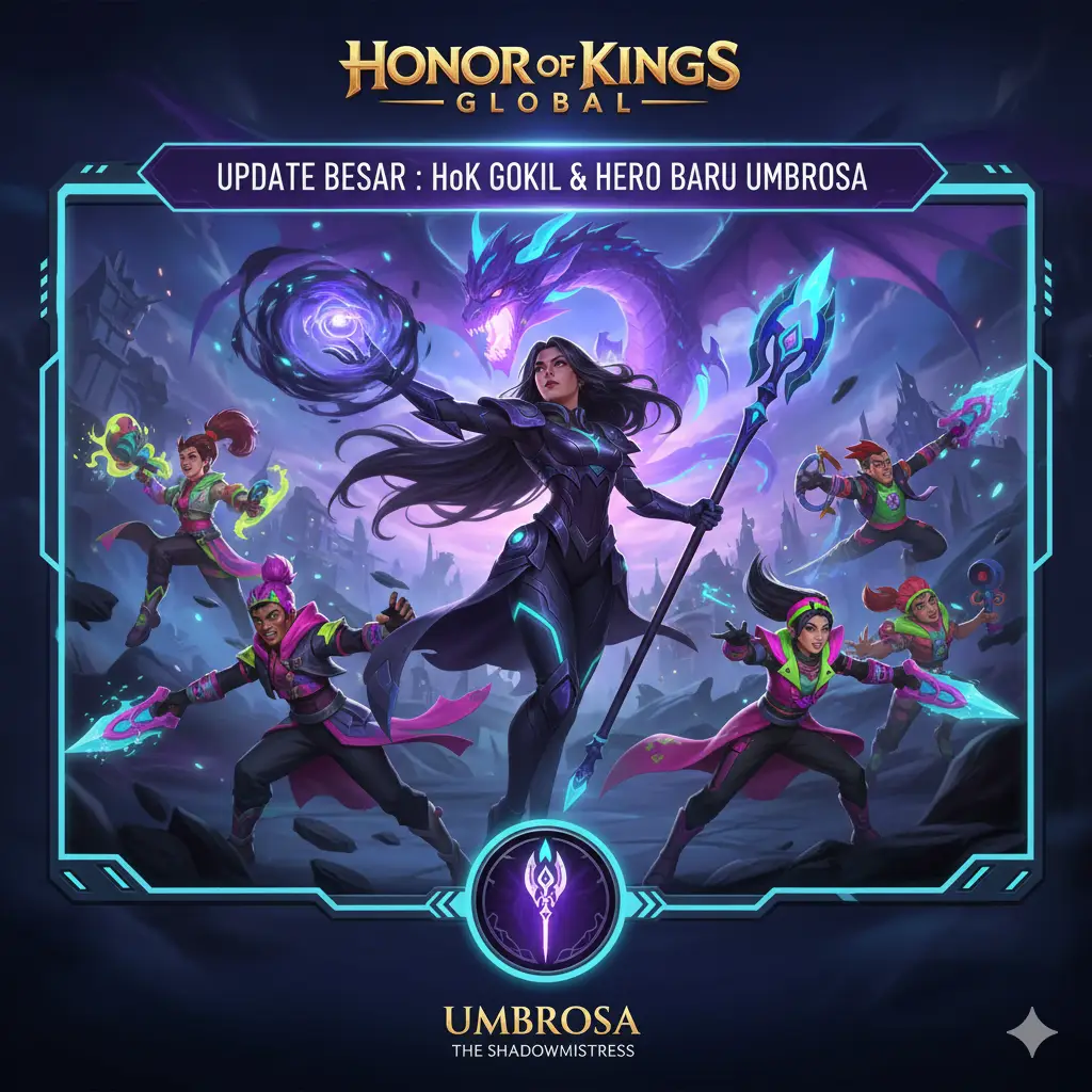 Honor of Kings Global Hadirkan Update Besar HoK Gokil dan Hero Baru Umbrosa