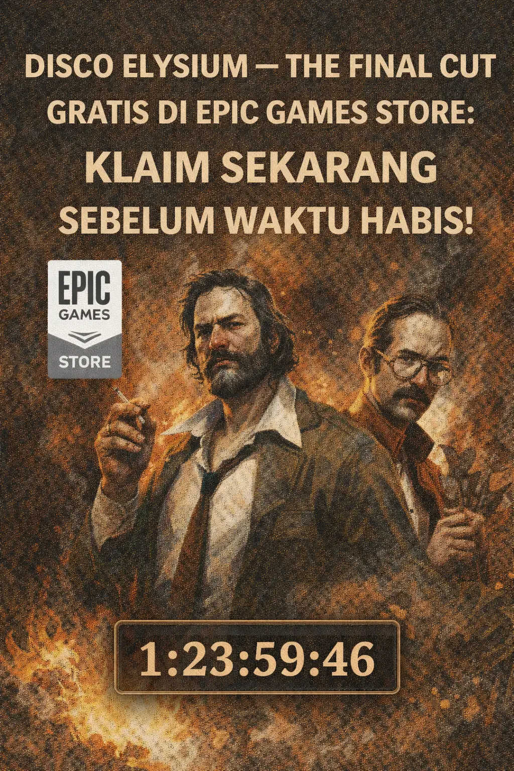 Disco Elysium – The Final Cut Gratis di Epic Games Store Klaim Sekarang Sebelum Waktu Habis!