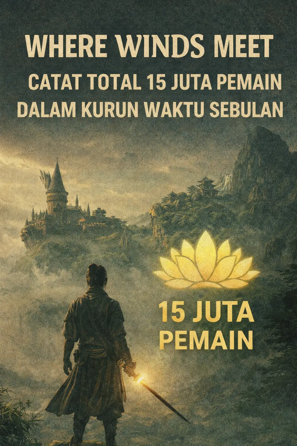 Where Winds Meet Catat Total 15 Juta Pemain dalam Kurun Waktu Sebulan