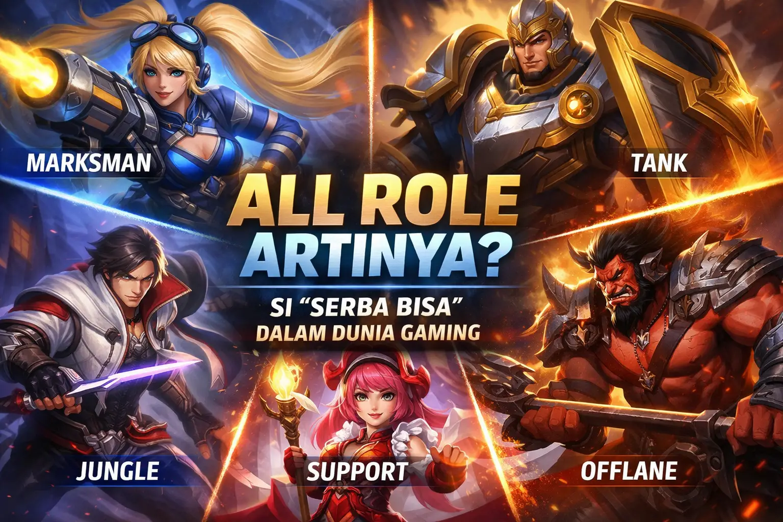 All Role Artinya Si “Serba Bisa” dalam Dunia Gaming
