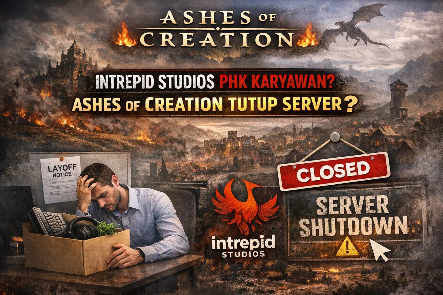 Intrepid Studios PHK Karyawan